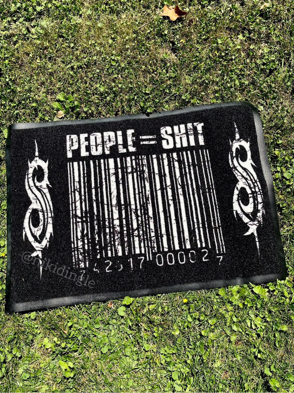 NEW Slipknot Dolls Kill Exclusive Outdoor Doormat Welcome Mat carpet rug Metal
